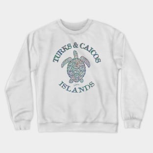 Turks & Caicos Islands Sea Turtle (Distressed) Crewneck Sweatshirt